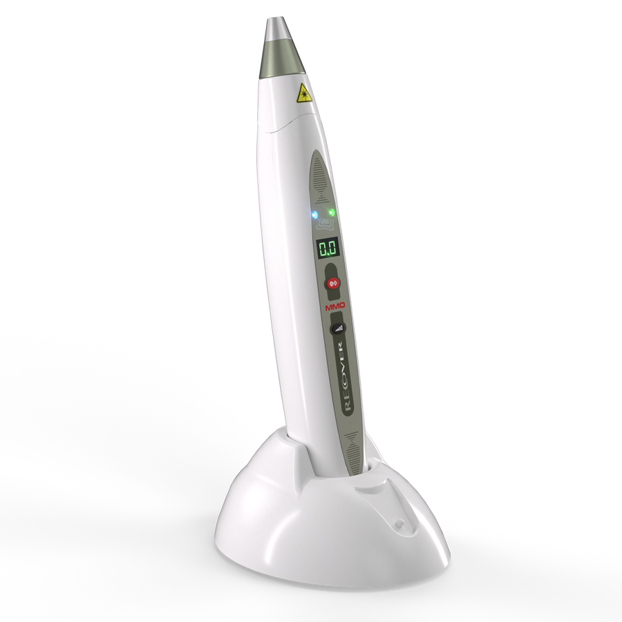 Laser Recover MMOptics na base carregadora